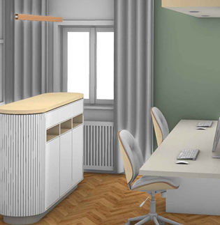 Neugestaltung Büro